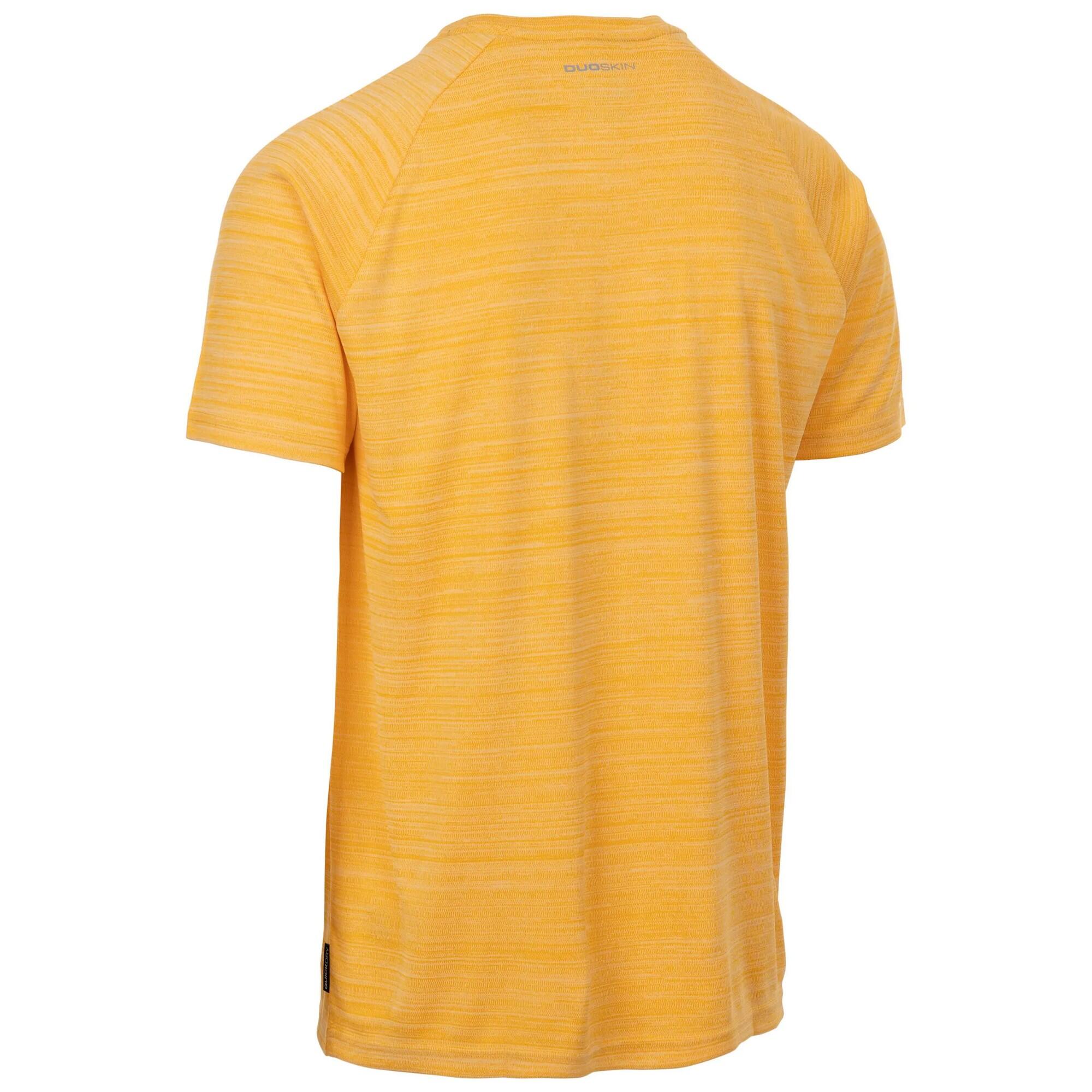 "Leecana" TShirt für Herren Blasses Maisgelb meliert 2/3