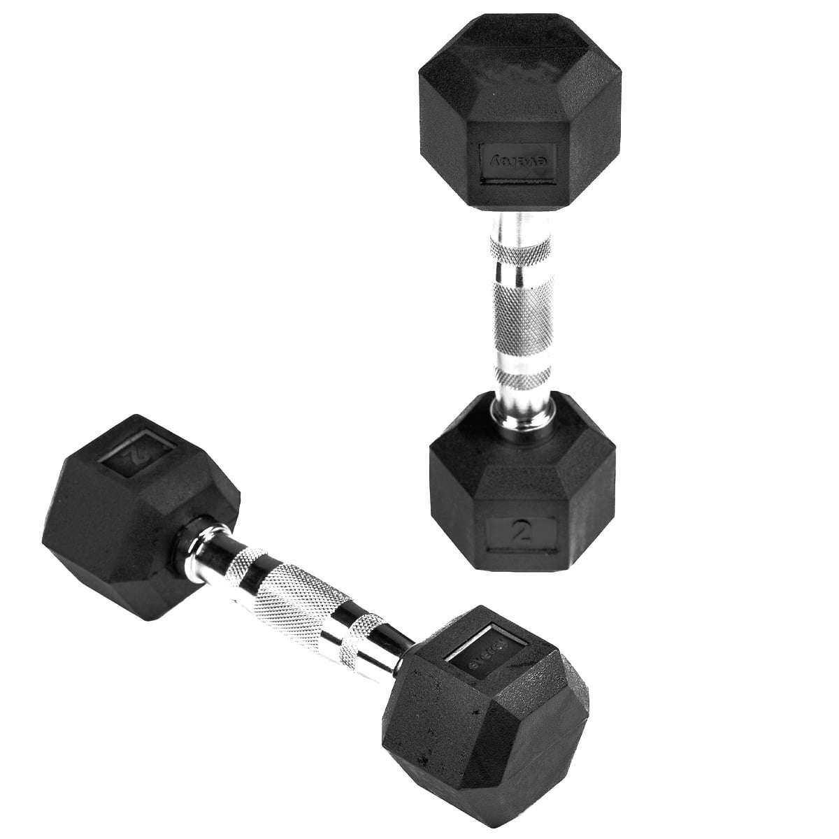 Mancuernas hexagonales 2kg (par) musculación cross training 1/7
