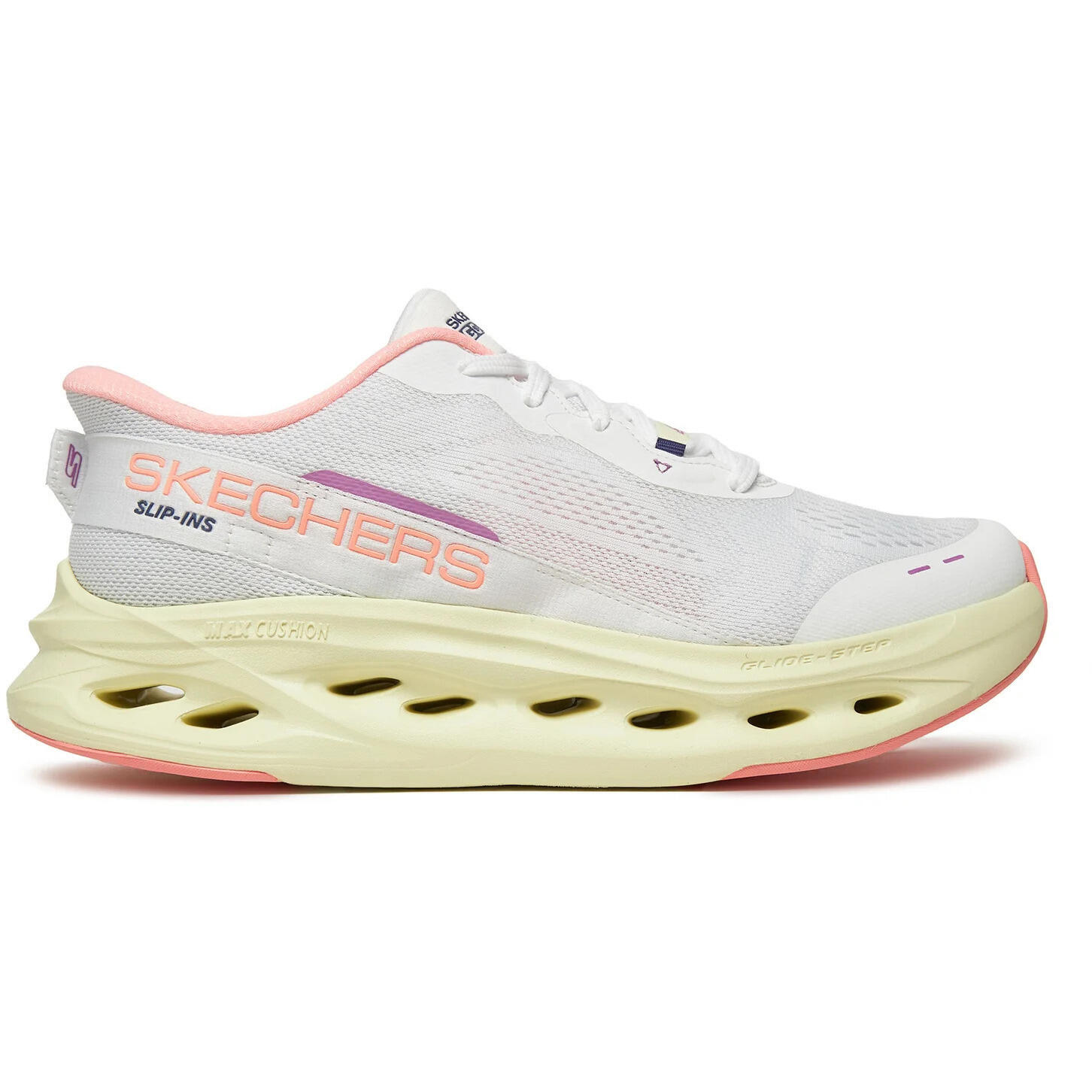 Baskets Skechers Max Cushioning Glide, Blanc, Femmes 1/5