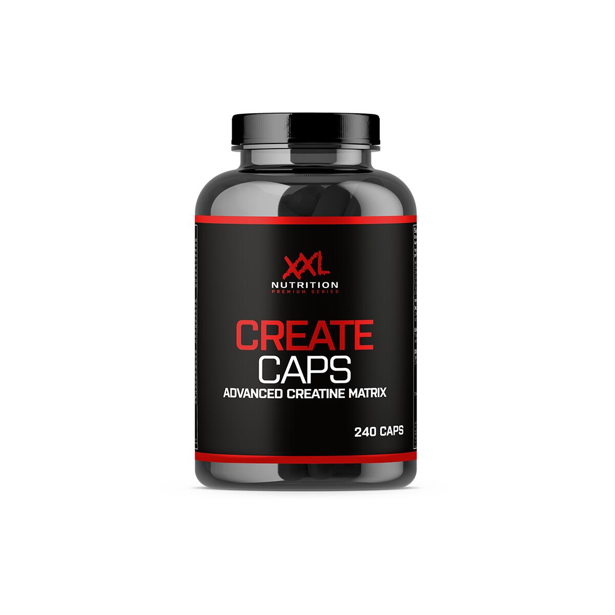 XXL NUTRITION Create Capsules - Creatine Supplement - 240 Capsules