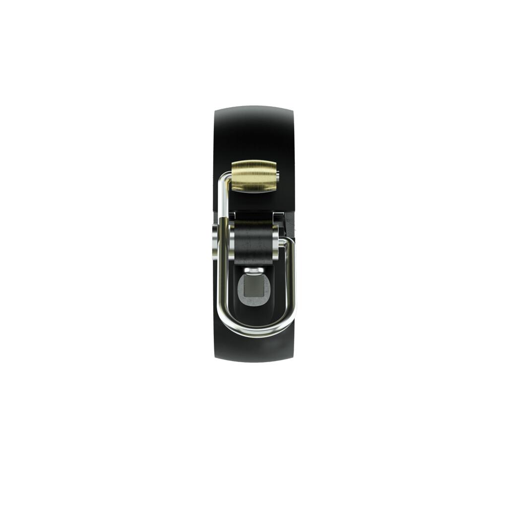 Knog Glocke Oi Luxe Large Fahrradklingel ringförmig Aluminium schwarz matt 3/7