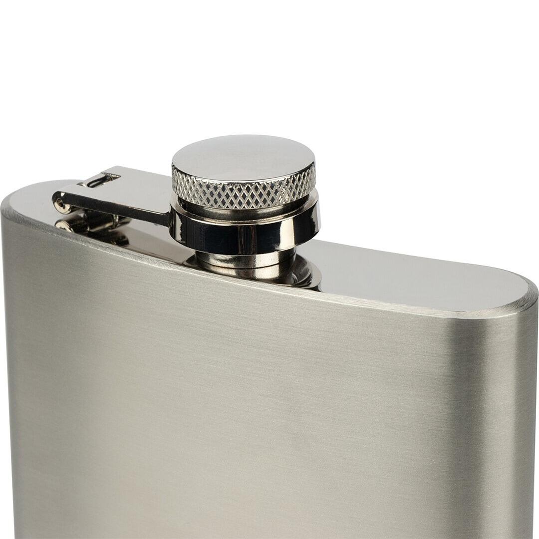 Gravurzeile Coffret Cadeau - Flasque En Acier Inoxydable 150 Ml Avec