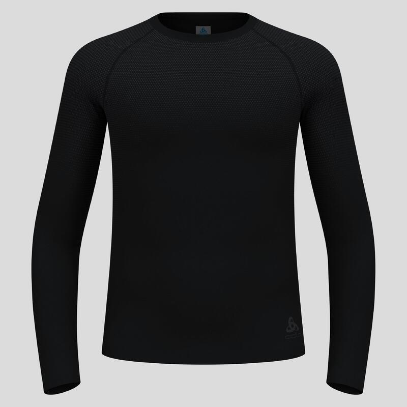 ODLO Odlo BL TOP crew neck l/s PERFORMANCE LIGHT ECO  ZWART L
