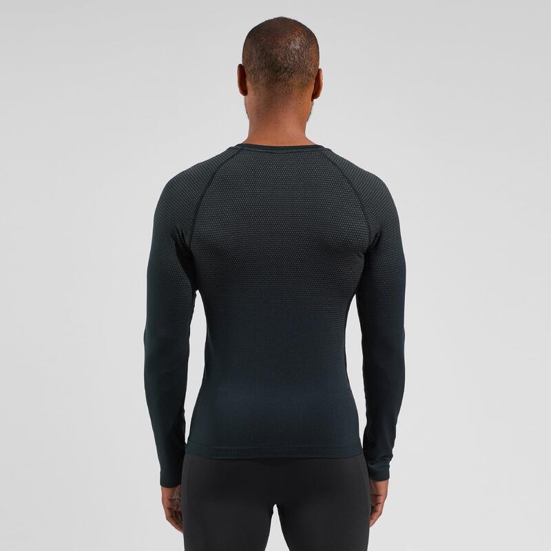 ODLO Odlo BL TOP crew neck l/s PERFORMANCE LIGHT ECO  ZWART L