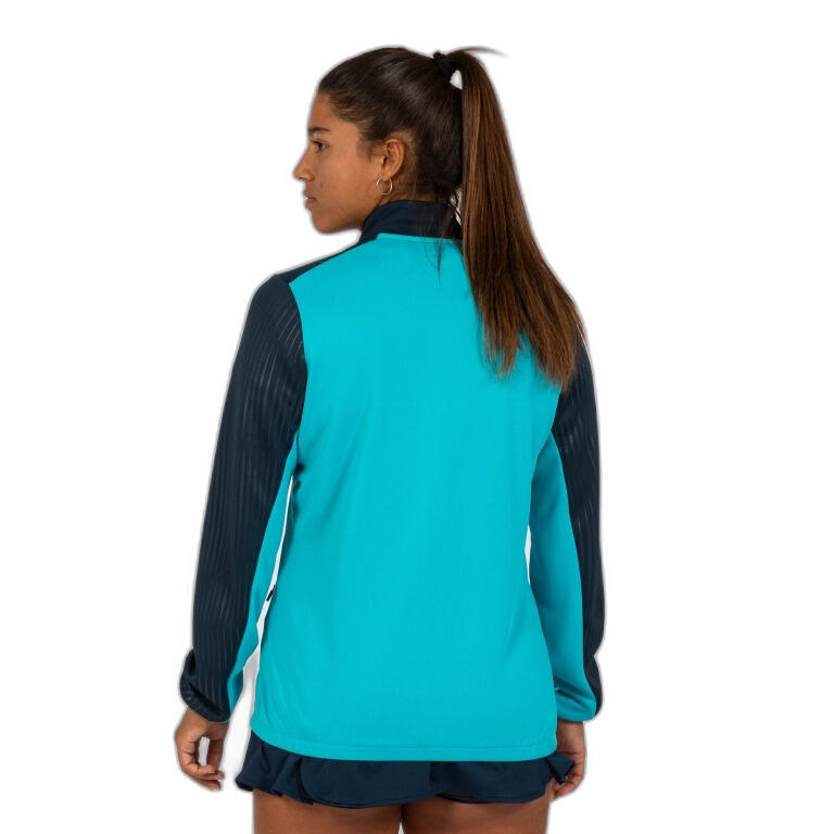 Casaco Padel Mulher Joma Montreal Azul-Turquesa Fluor 7/7