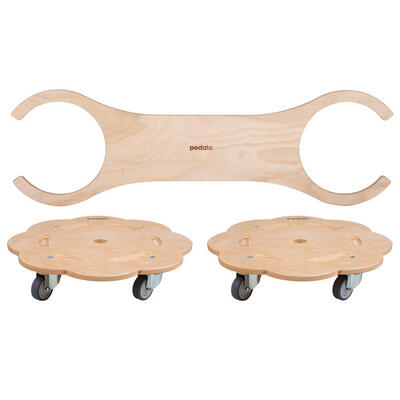 Rollbrett-Set Bus Rollflitzer Schulsport Unisex