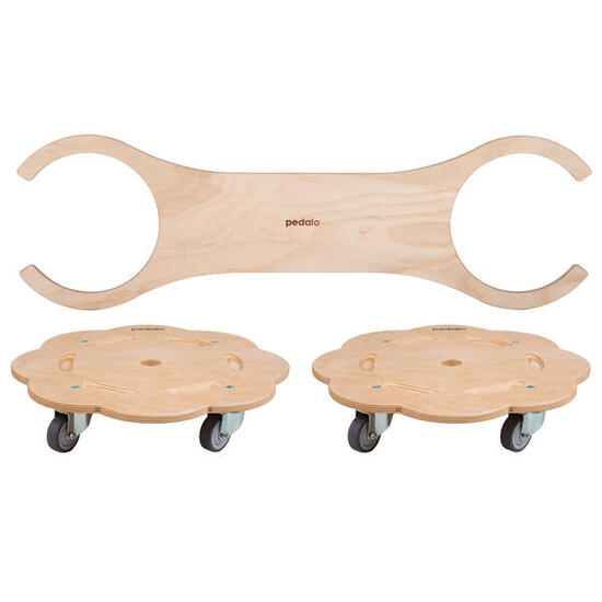 Rollbrett-Set Bus Rollflitzer Schulsport Unisex