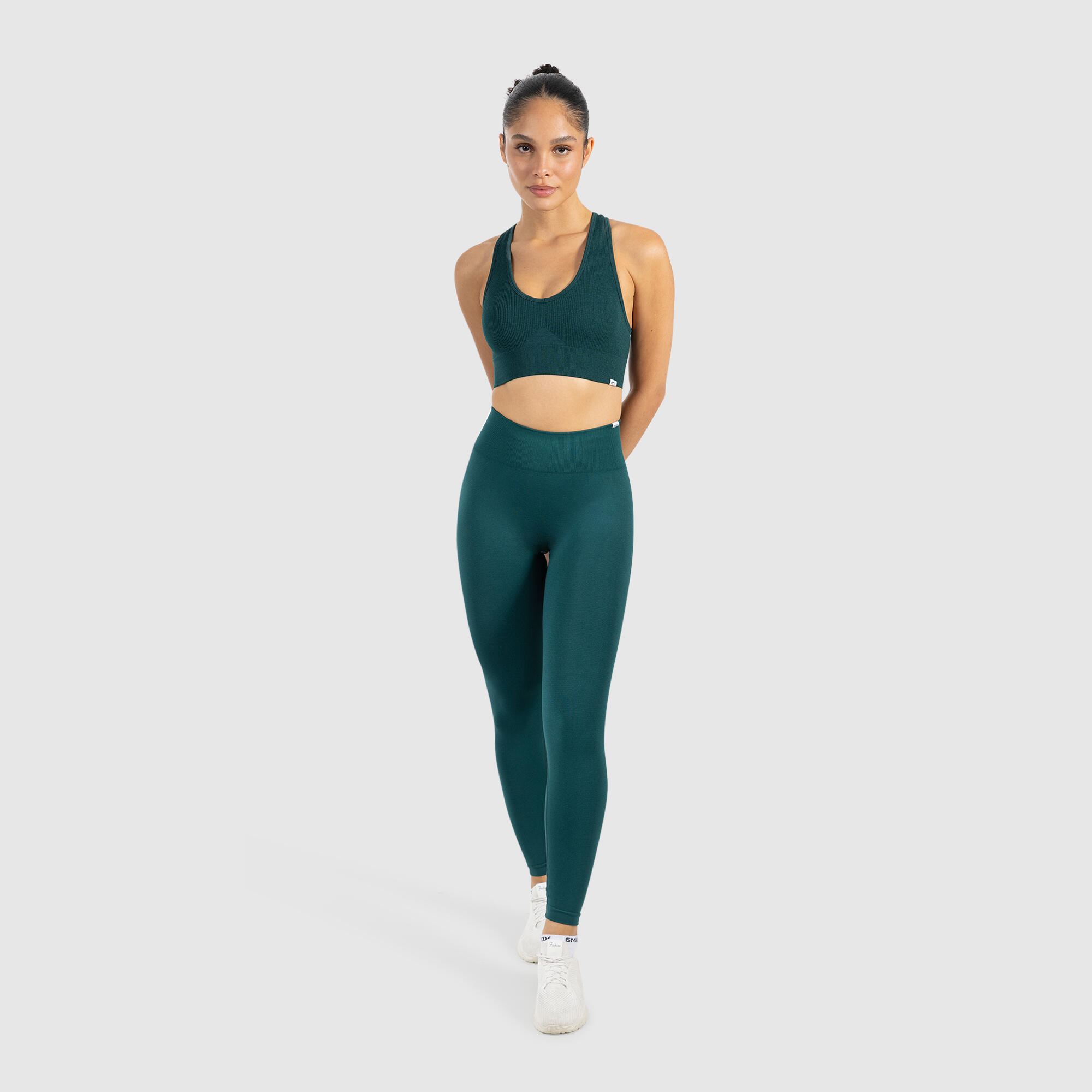 Damen Leggings Amaze Scrunch Pro Dunkel Grün 3/5