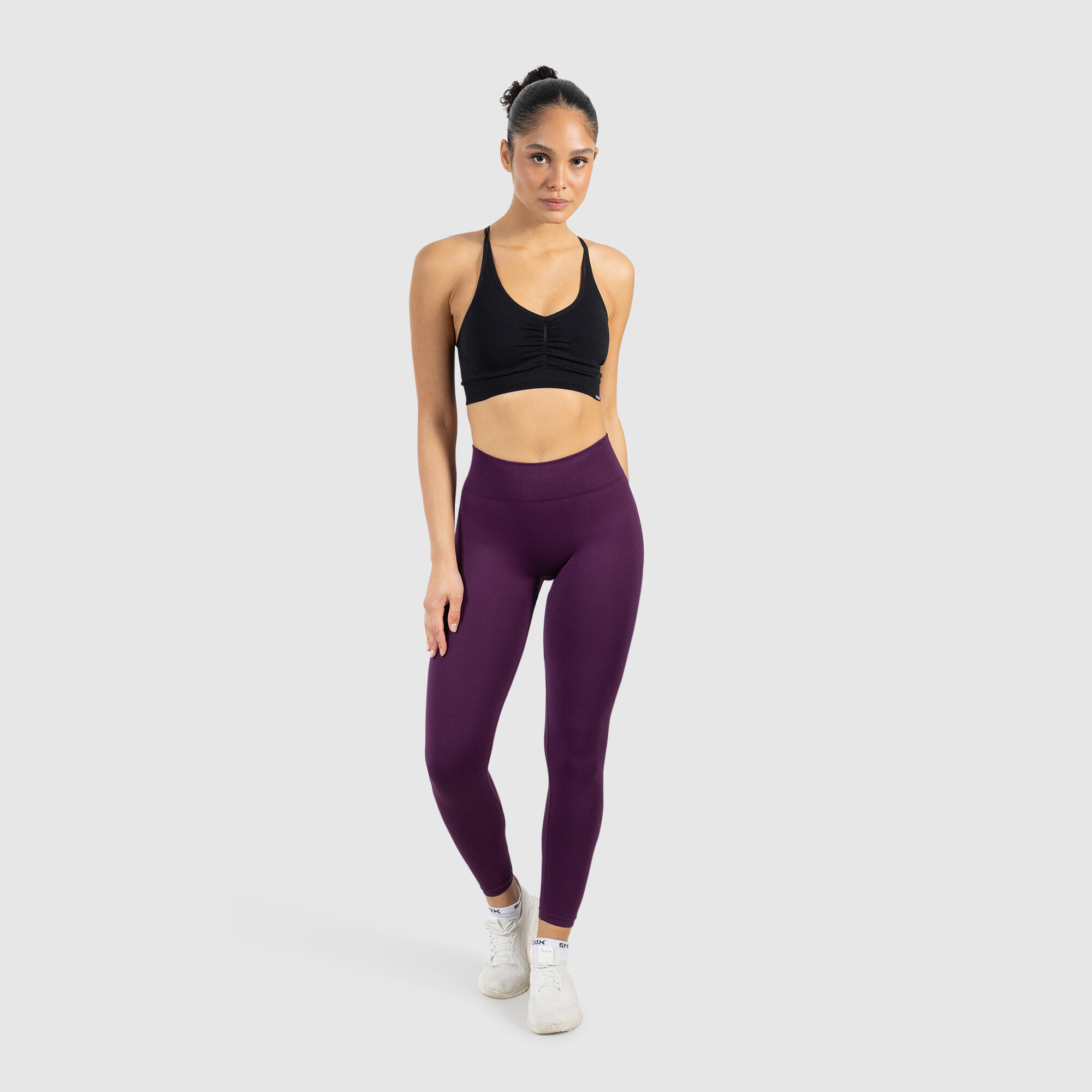 Damen Leggings Cetrina Scrunch Dunkel Lila 3/5