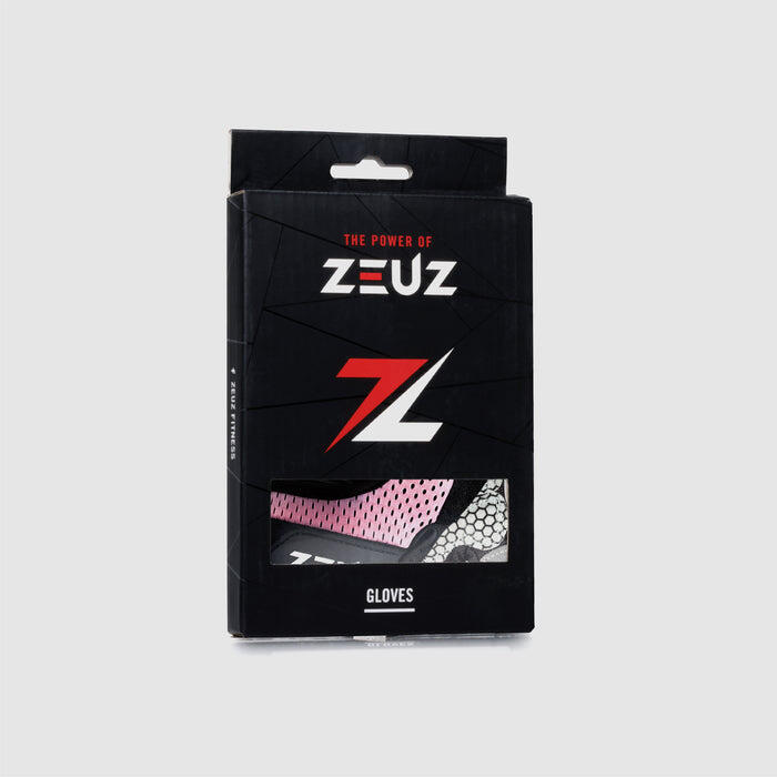 Guanti sportivi e da fitness ZEUZ da donna – Rosa e nero – Taglia XS 6/6