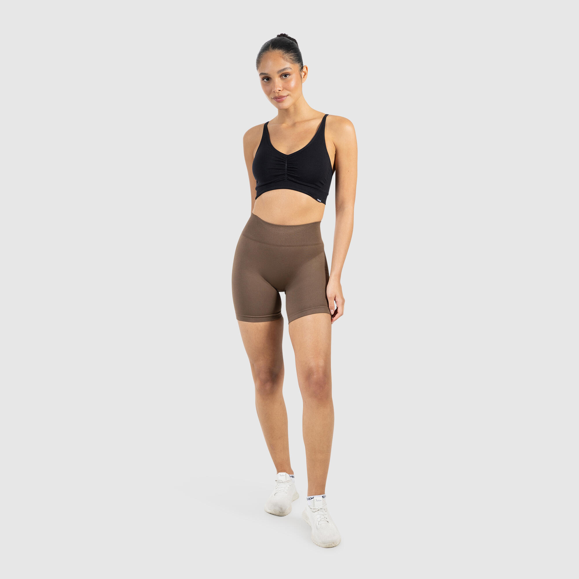 Damen Shorts Nomeli Braun 3/5