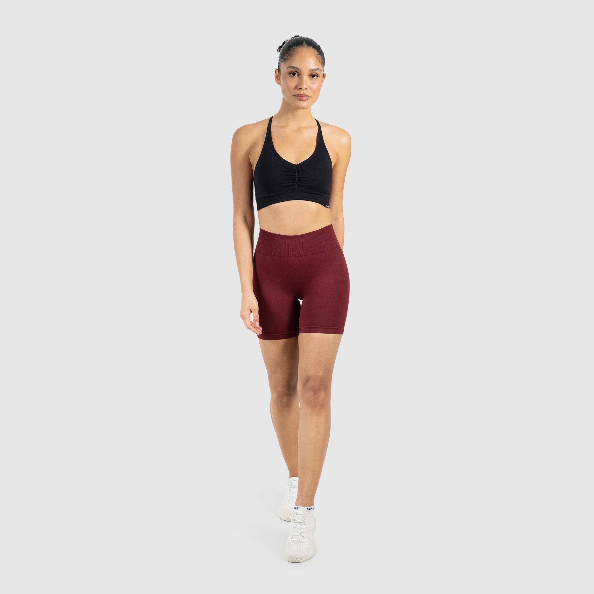 Damen Shorts Nomeli Bordeaux 3/5