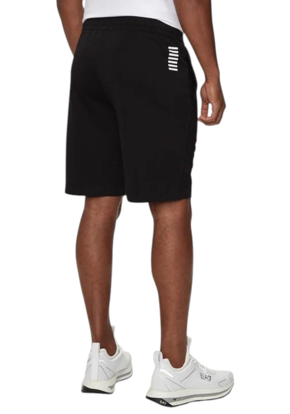 Bermuda uomo ea7 emporio armani nero 2/3