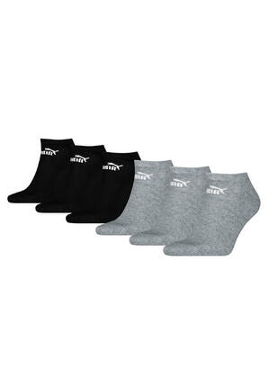 Puma Unisex Sneaker Socken knöchelhoch für Damen Herren 6er Pack