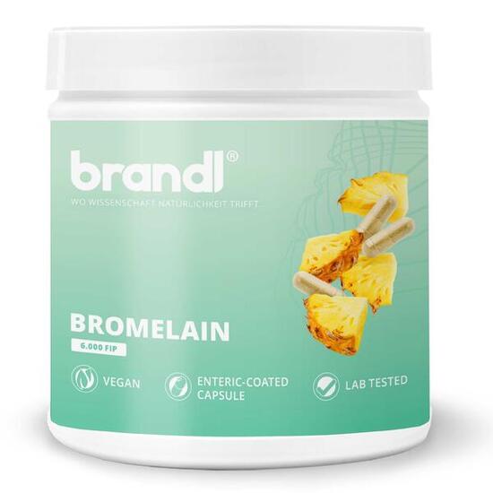 brandl® Bromelain hochdosiert | Enzyme aus der Ananas mit 6.000 F.I.P.