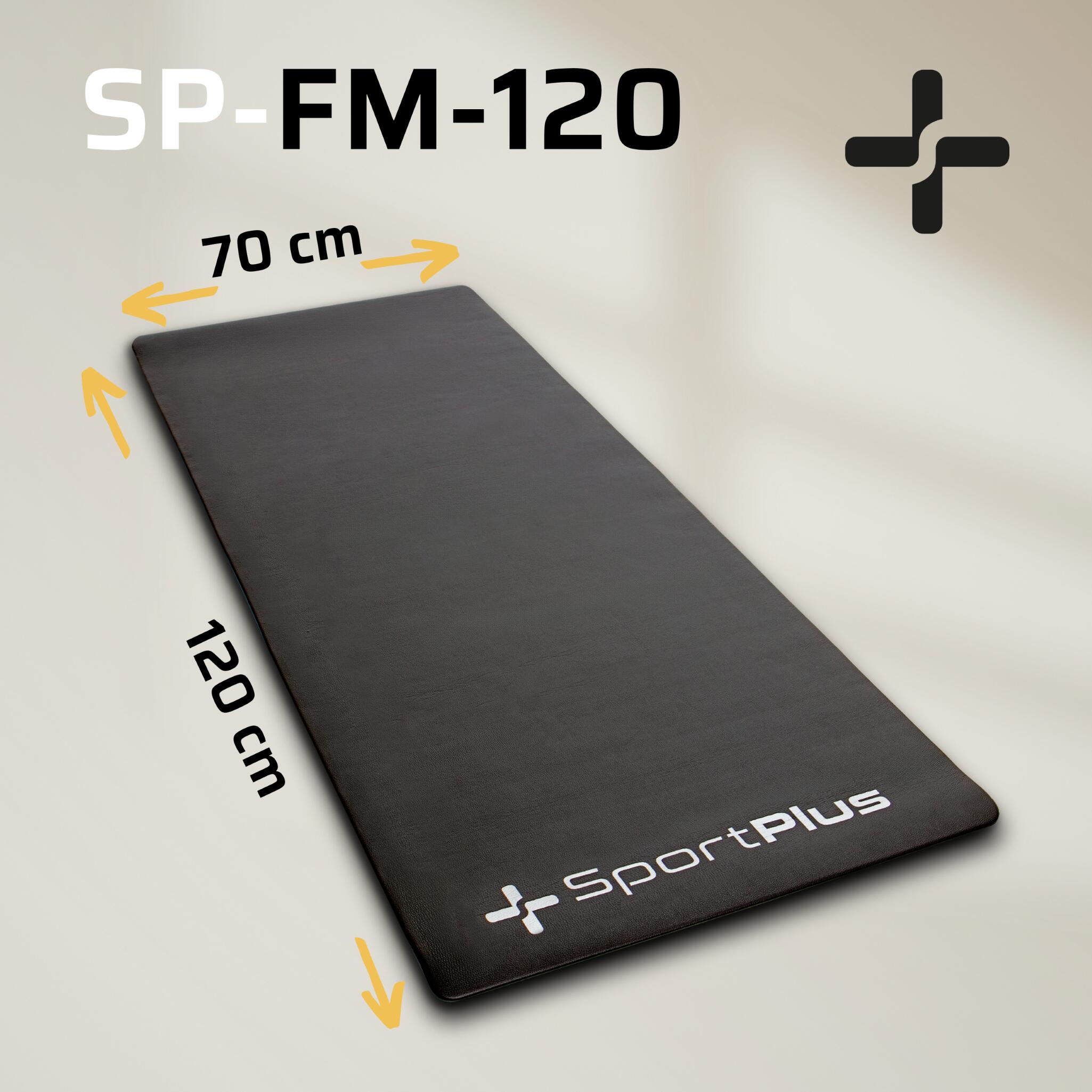 SportPlus Schutzmatte 120 cm für Heimtrainer & Fitnessgeräte 6/7
