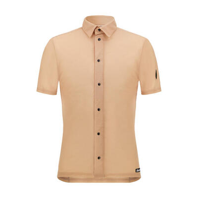 Gravel - technisch overhemd - beige - wielersport