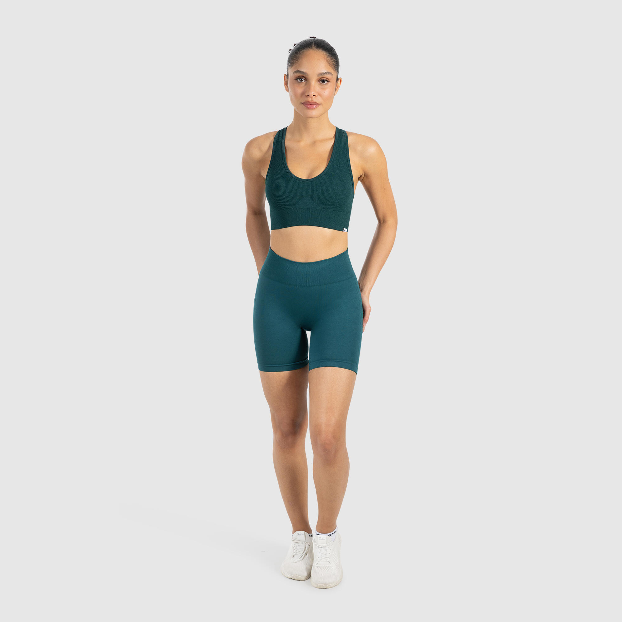 Damen Shorts Nomeli Dunkel Grün 3/5