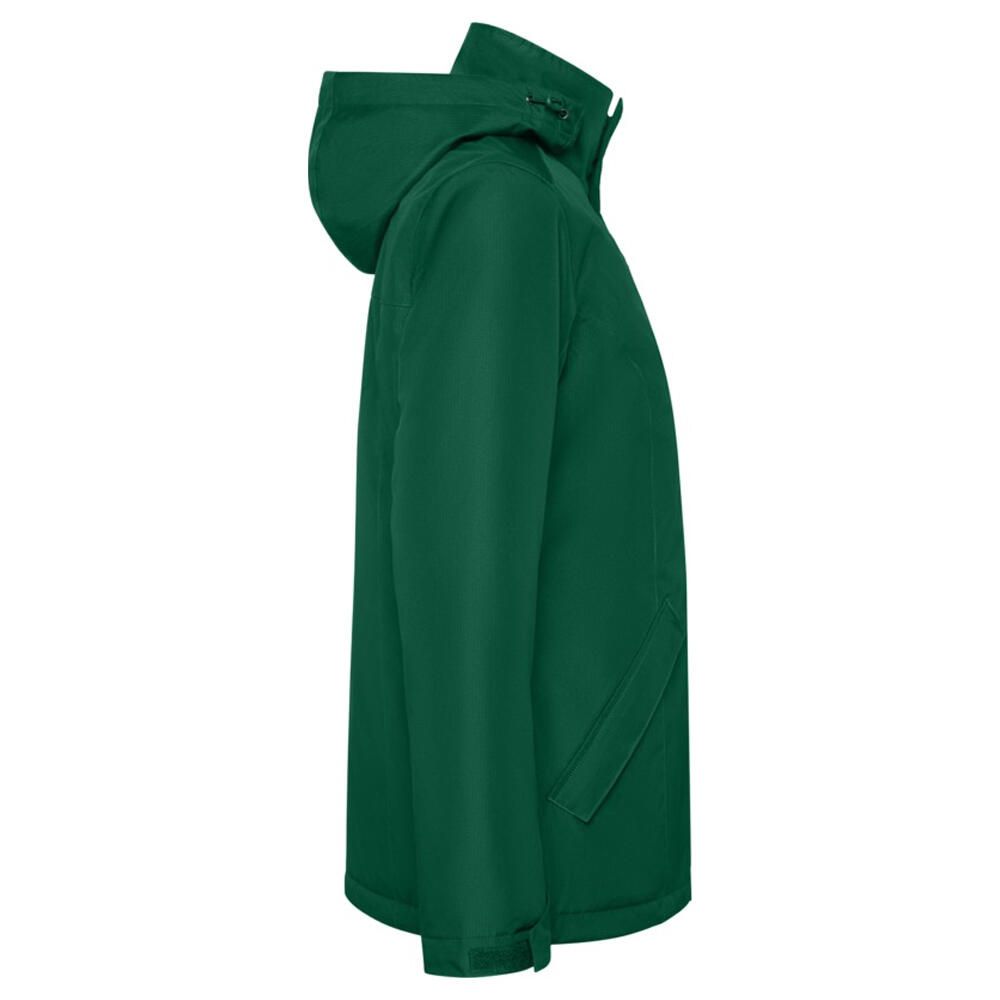 Dames Amerika Gewatteerde Parka (Fles groen) 4/4