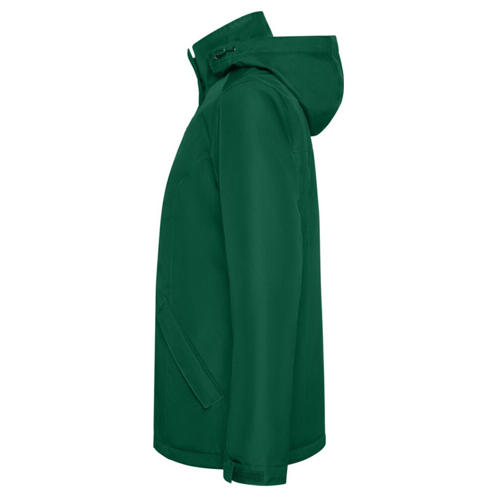 Dames Amerika Gewatteerde Parka (Fles groen) 3/4