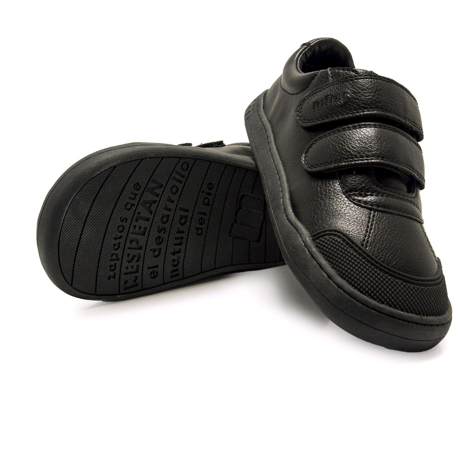 Zapatillas caminar Niños barefoot MTNG KIDS Free Negro 3/6
