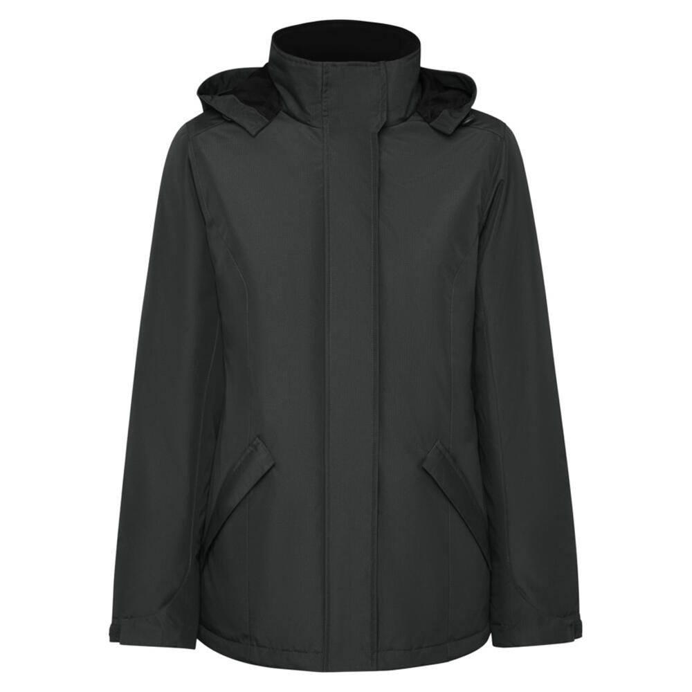 ROLY Dames Amerika Gewatteerde Parka (Donker lood)