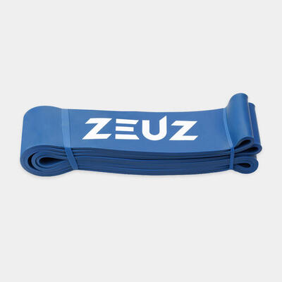 Zeuz 1 stuk weerstandsband elastiek – resistance stretch power bands - blauw