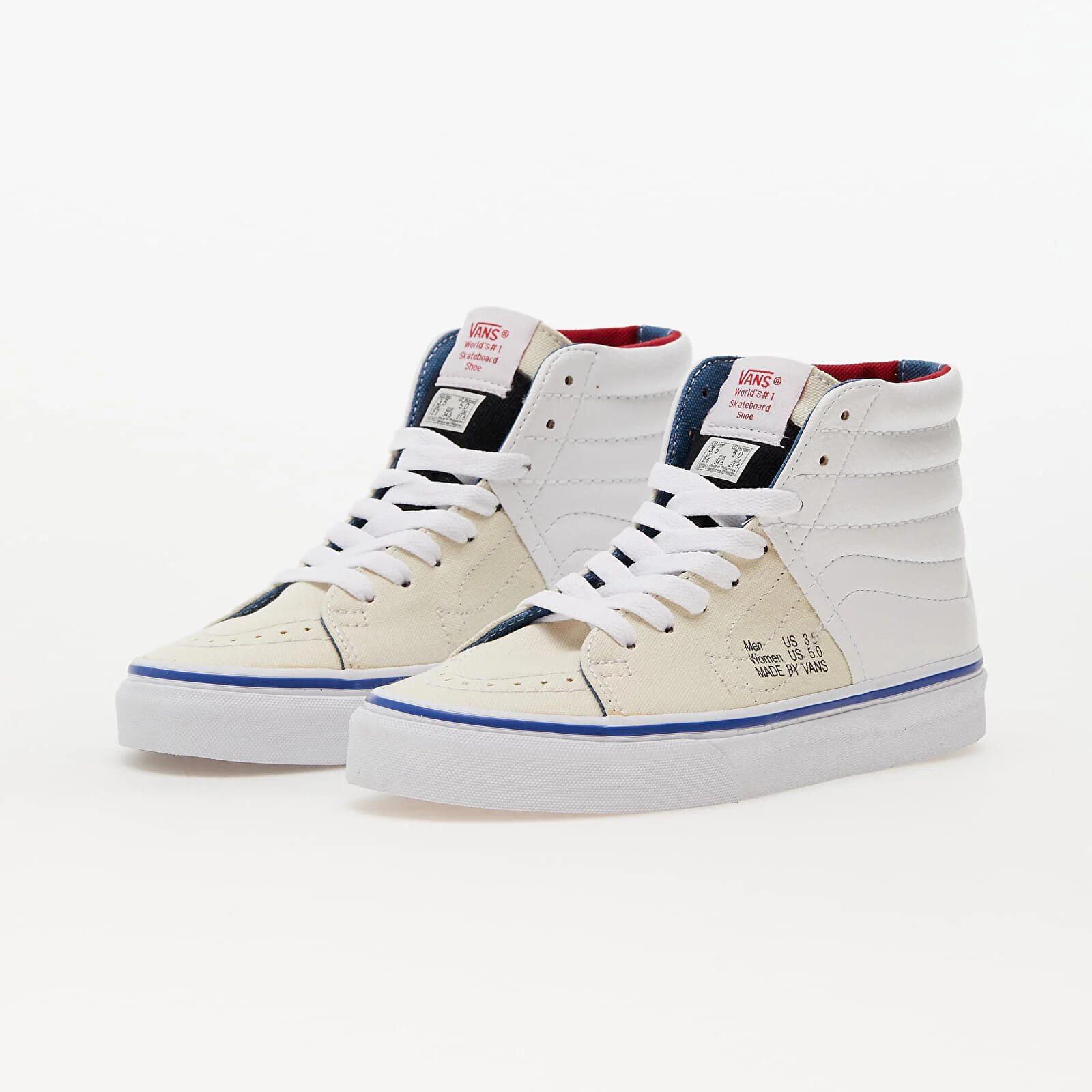 Calçado Vans Men Og Sk8-hi, Branco, Homens 3/5