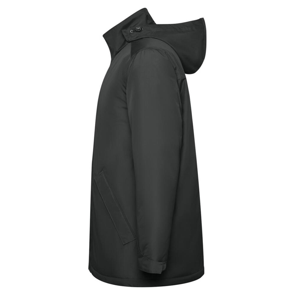 Parka America para Hombre Plomo Oscuro 3/4