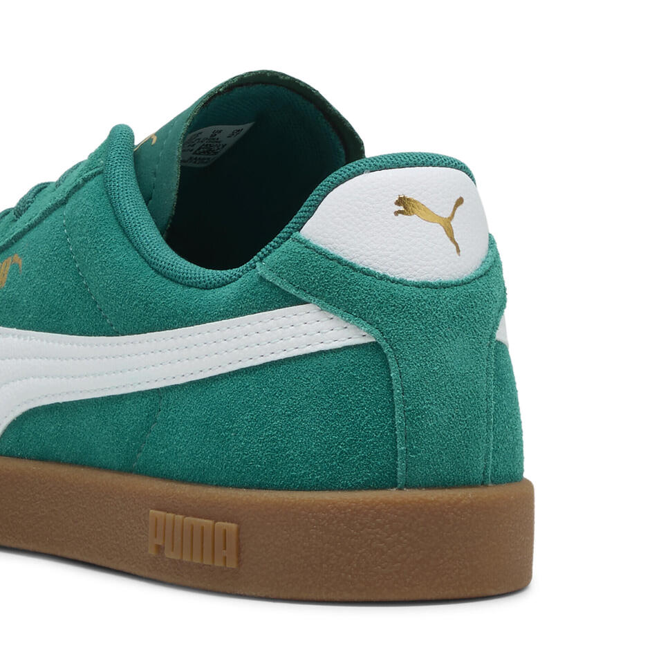 Sneakersy zamszowe unisex PUMA Club II PUMA Wild Green White Gold