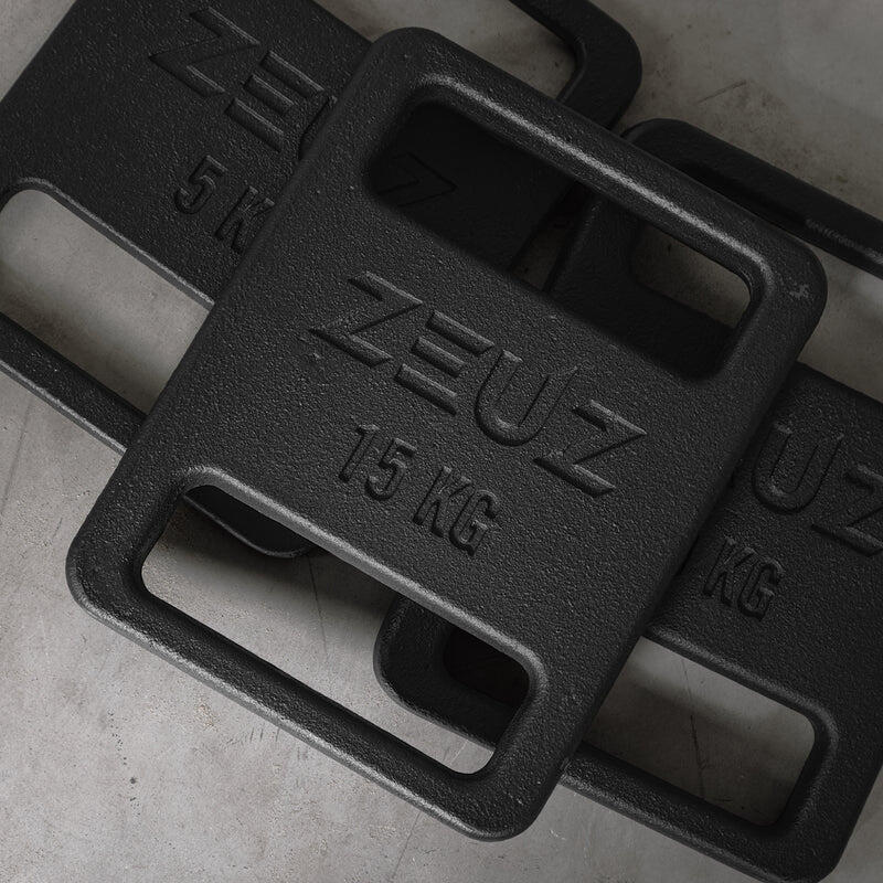 Plaque de lestage en acier ZEUZ de 15 kg pour sac à dos lesté 3/3