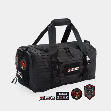 ZEUZ Sporttas Dames & Heren – Schoudertas – Gym Duffel Bag – 40 Liter – Zwart