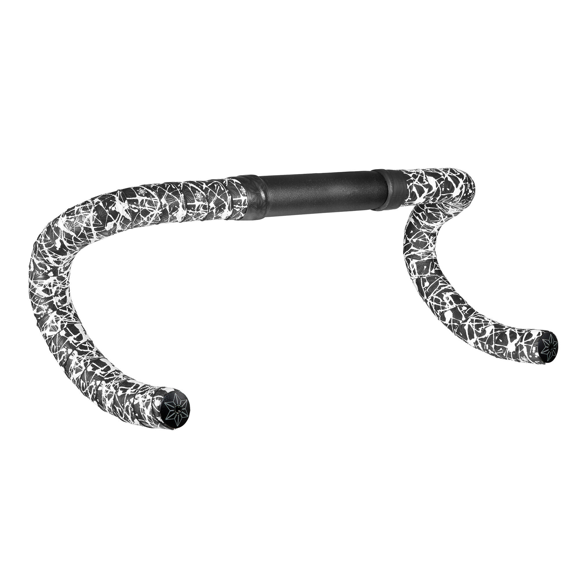 Fita para Guiador Supacaz Super Sticky Kush White Splat-Enrolamento 3/5