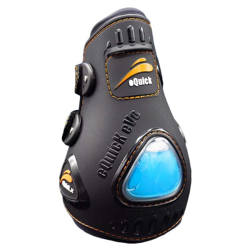 Equick - Protège-boulets Pour Cheval À Fermuture Élastique Equick Evo Fluffy - Guêtres Cheval - Noir - 40 M - Decathlon