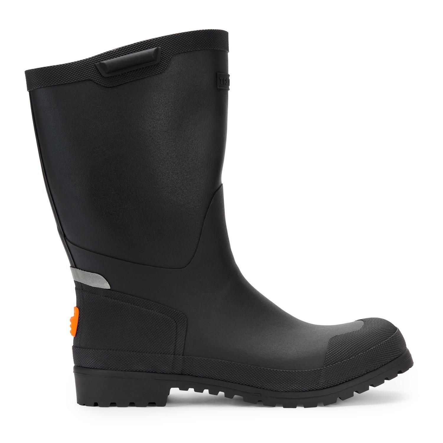 Bottes outdoor en caoutchouc imperméables à adhérence renforcée Håkull Noir 2/7