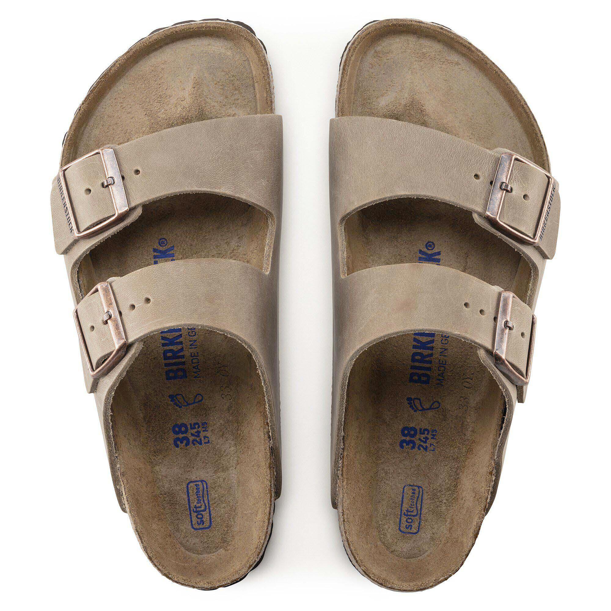 Kapcie Birkenstock Arizona Tabacco Marrone Damskie 2/5