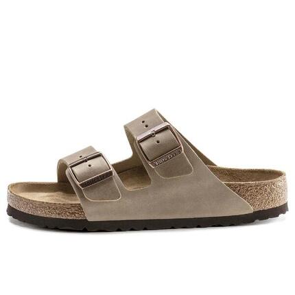 Birkenstock Arizona Hausschuhe, Tabakbraun Dame