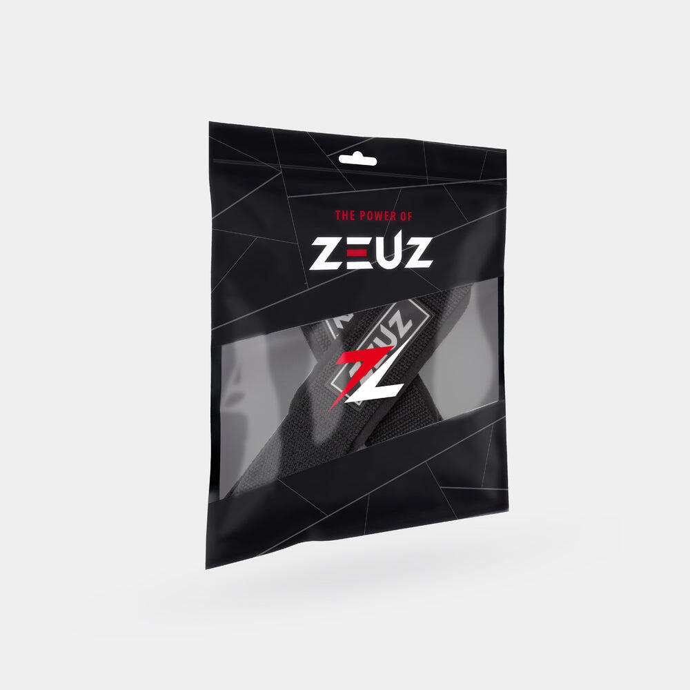 ZEUZ Conjunto de 2 Straps de Levantamento para Functional Fitness e – Preto 6/6