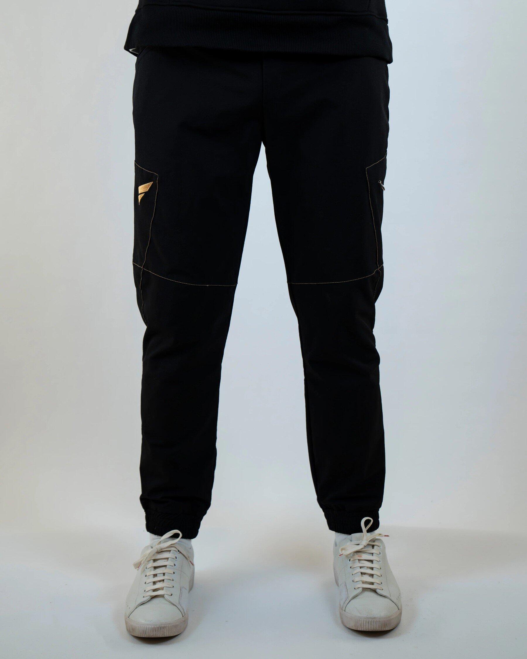 Boulderhose Obsidianschwarz Männer 4/7