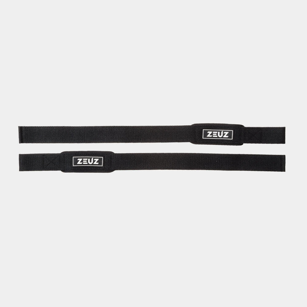 ZEUZ Conjunto de 2 Straps de Levantamento para Functional Fitness e – Preto 3/6