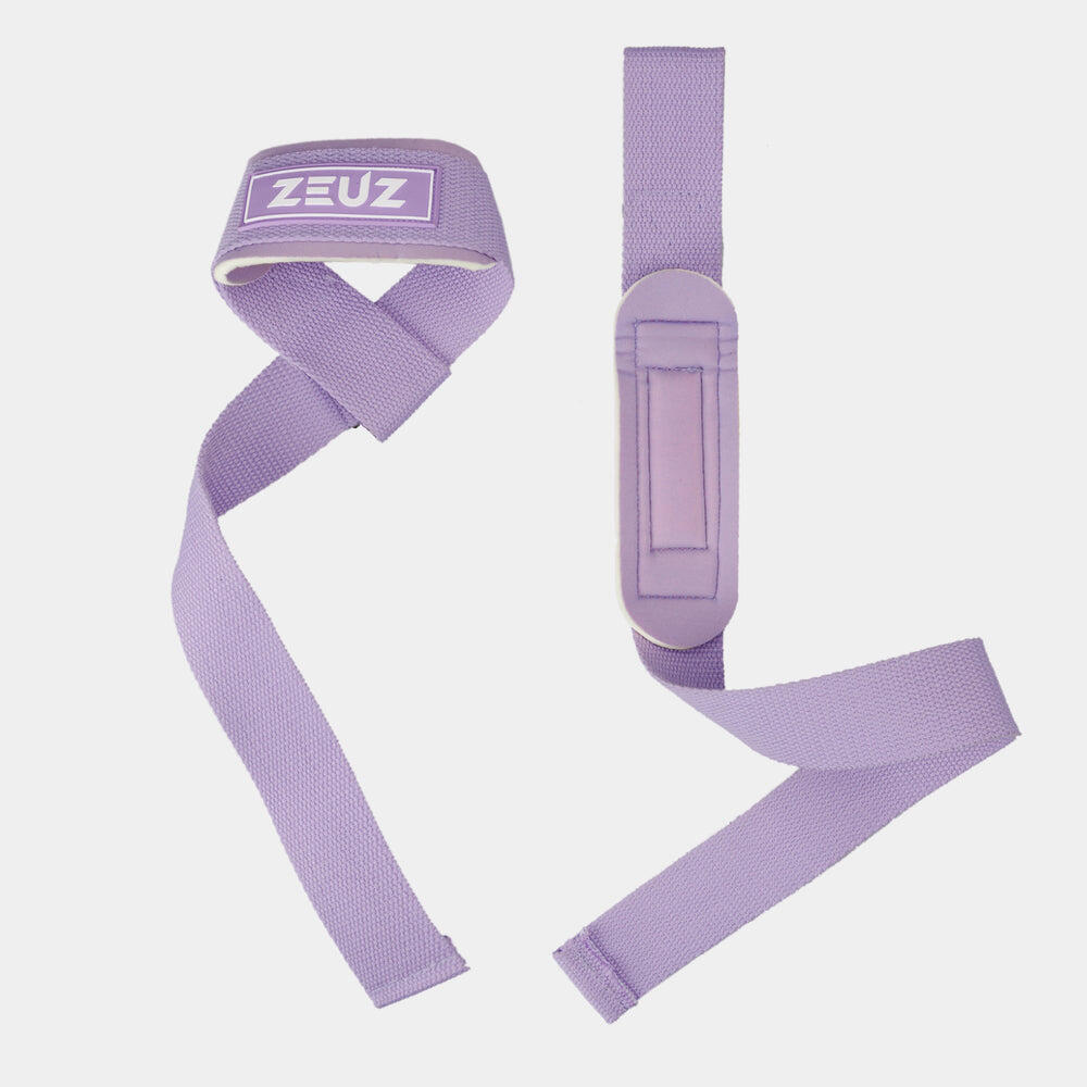 Sangles de levage ZEUZ en 2 pièces pour fitness, Functional Fitness et – Violet 2/6