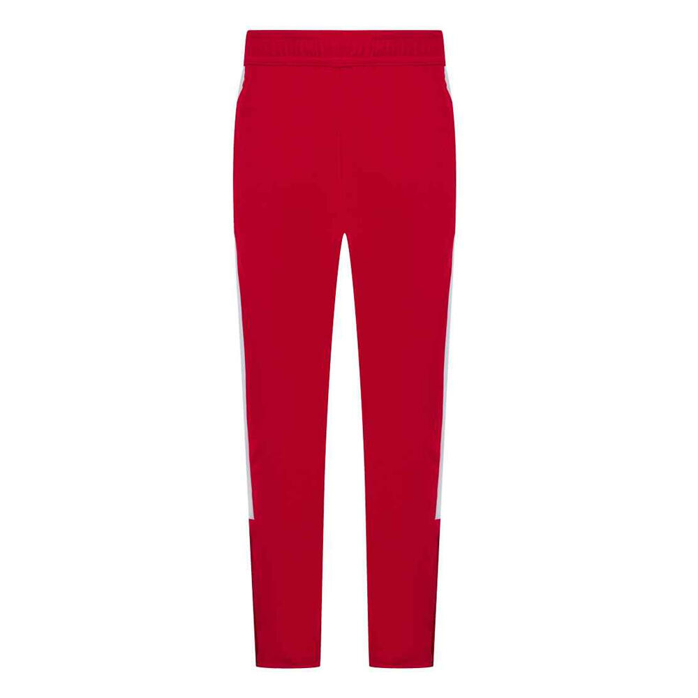 FINDEN & HALES Mens Knitted Tracksuit Pants (Red/White)
