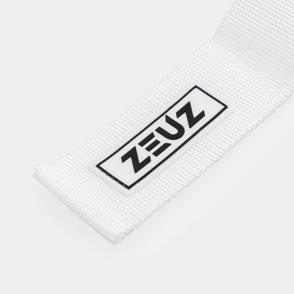 ZEUZ Cinta de Tornozelo Fitness de 2 Peças – Máquina de Cabo – Branco e Preto 4/7