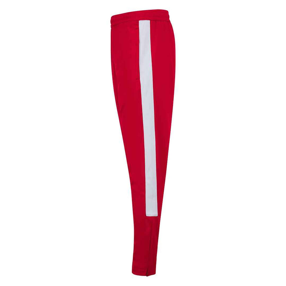 Mens Knitted Tracksuit Pants (Red/White) 3/3
