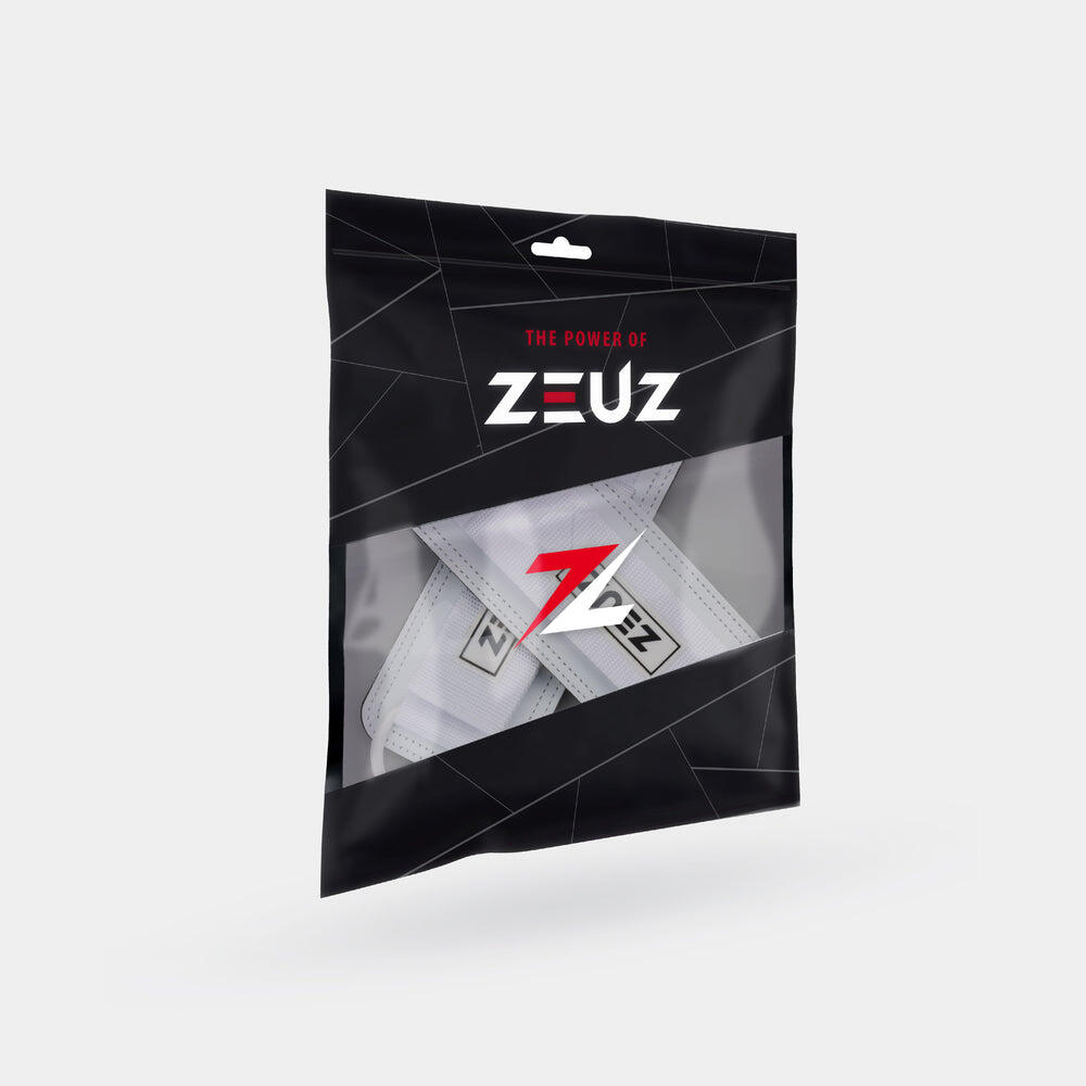 ZEUZ Cinta de Tornozelo Fitness de 2 Peças – Máquina de Cabo – Branco e Preto 7/7