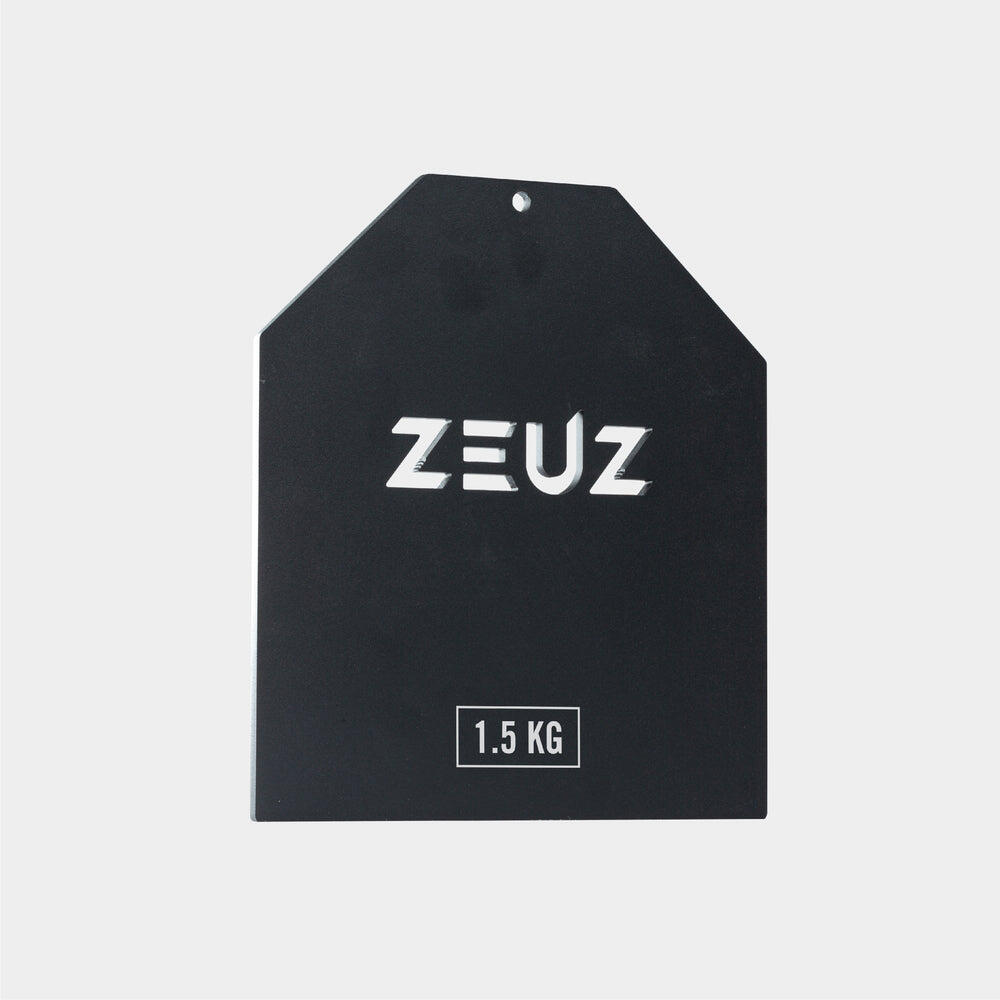 ZEUZ Gewichtsvest 16,5 KG – Tactical Weighted Vest – 19 Standen - Zwart 6/7