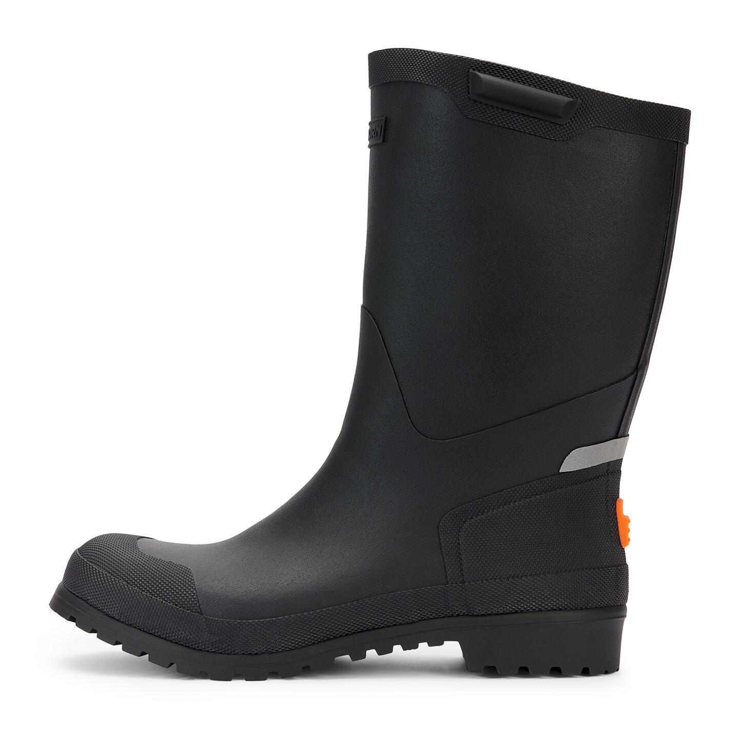 Bottes outdoor en caoutchouc imperméables à adhérence renforcée Håkull Noir 5/7