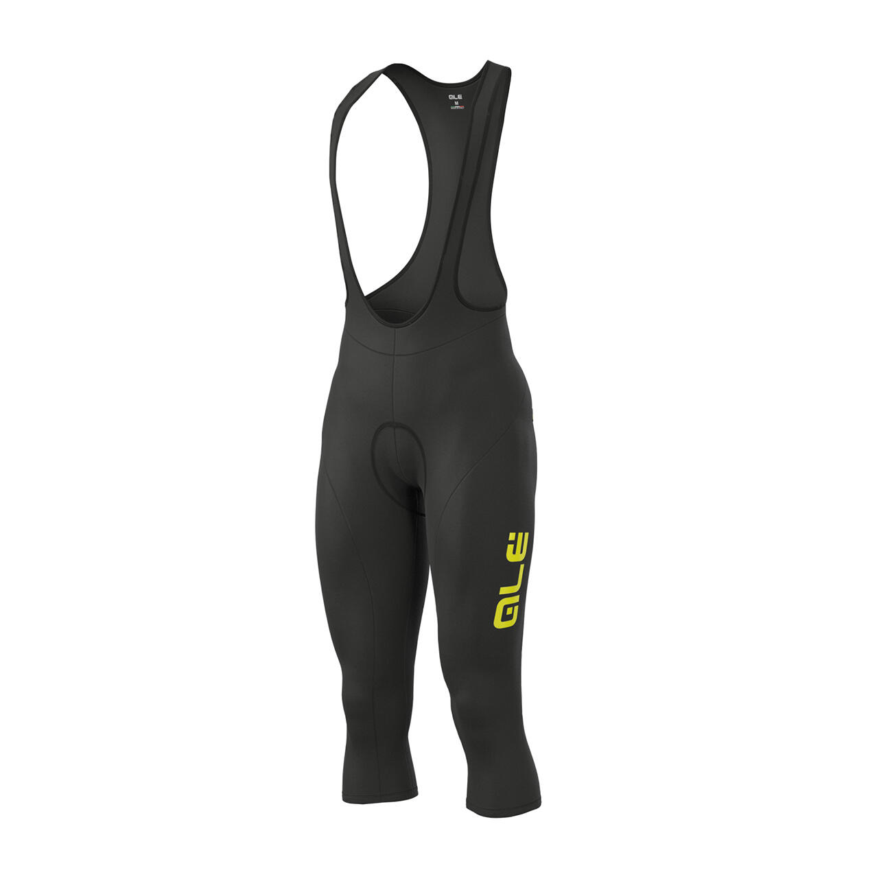 Alé Cycling - Pantalon 3/4 Avec Bretelles - Winter - Collant À Bretelles - Jaune|noir - 56 3xl - Decathlon