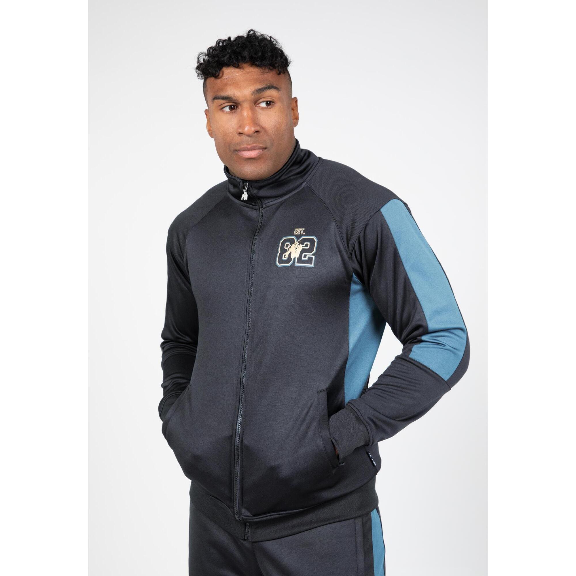 Gorilla Wear - Devon Training Veste - Grau/bleu - Veste - Bleu|gris - 52 2xl - Decathlon