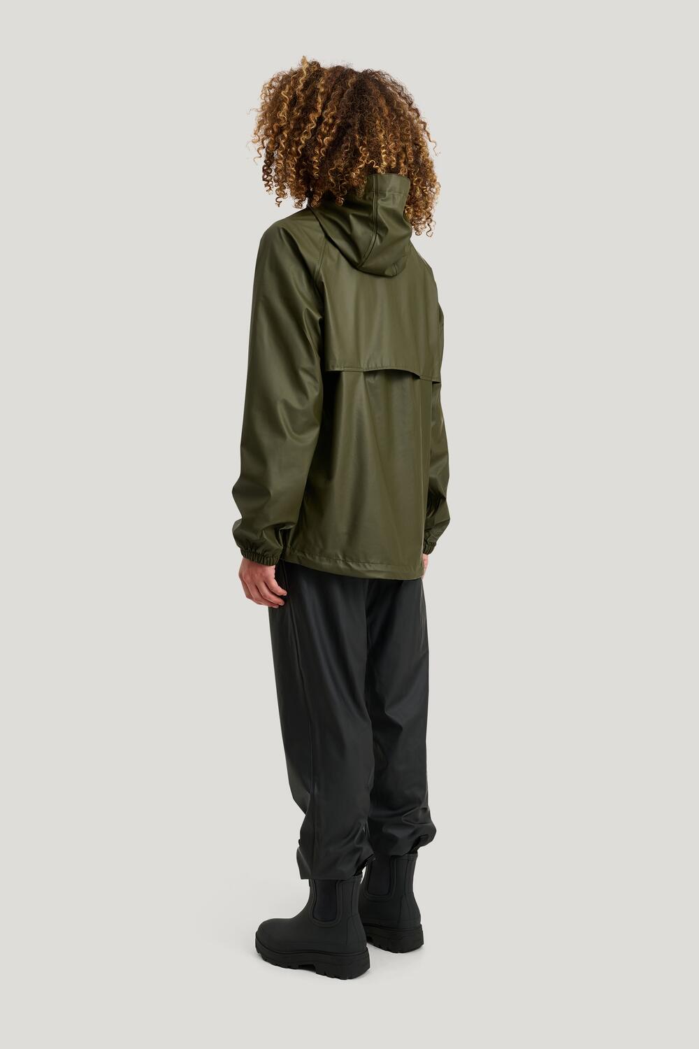 Ensemble de pluie Outdoor imperméable et compactable Rainbreaker vert foncé 7/7
